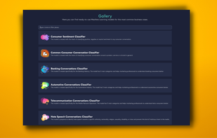 Kimola Cognitive comes with a gallery of ready-to-use Machine Learning models for the most common use cases like sentiment and hate speech analysis along with consumer conversations around SaaS products, mobile apps, games. Choose one or more models to classify your data and reveal consumer insights in a few minutes.