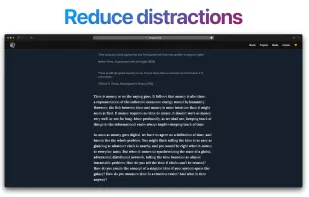 Speed Reader for Safari screenshot 1