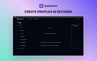 QuickForm - Autofill Forms Quickly screenshot 1