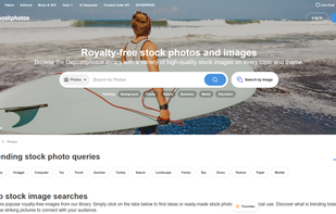 Depositphotos screenshot 1