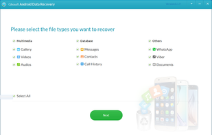 Gihosoft Free Android Data Recovery screenshot 1