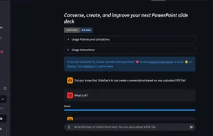 SlideDeck AI: Create a PowerPoint presentation using the Streamlit app