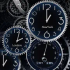 Black Clock Live Wallpaper icon
