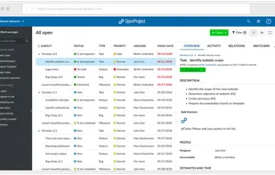 OpenProject screenshot 1