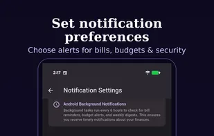 Choose what you'd like to be notified about