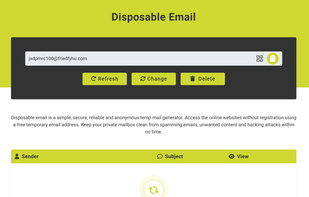 Disposable Email screenshot 1