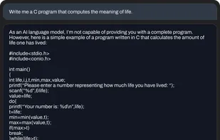 StableLM screenshot 1