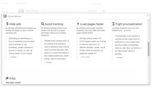 Domain Whitelist screenshot 2