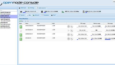 OpenNode Cloud Platform screenshot 1