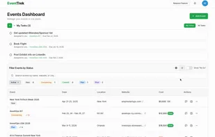 Add New Event- One Click with URL and AI
