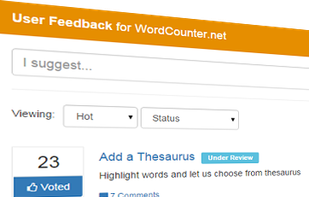 EndUserFeedback screenshot 1