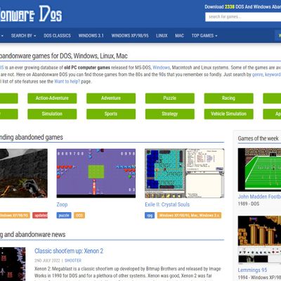 Abandonware DOS VS Old-Games.RU - compare differences & reviews?