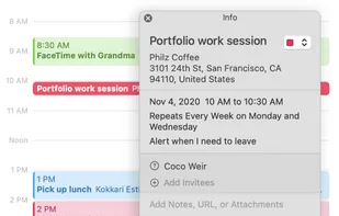 Apple Calendar screenshot 2