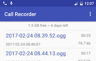 Android Call Recorder screenshot 1