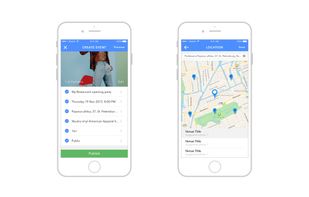 Find events on the map and be able to create your own gatherings