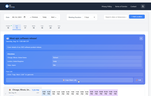 EZ Timezones screenshot 2