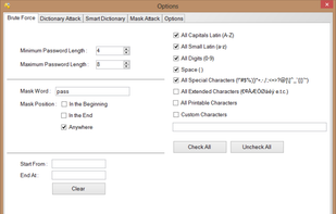 RAR Password Cracker Expert screenshot 1