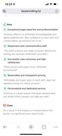 Get fast insight by the AI generated pros/cons based on the reviews analisys
