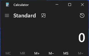 Windows Calculator screenshot 1
