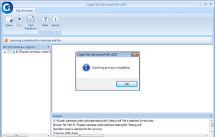 Cigati SQL Recovery screenshot 1