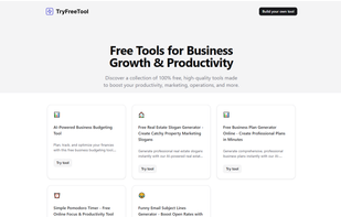 Try Free Tool screenshot 1
