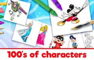 Disney Coloring World screenshot 1