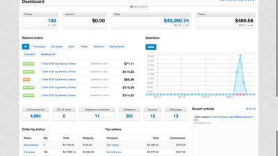 Root admin panel
