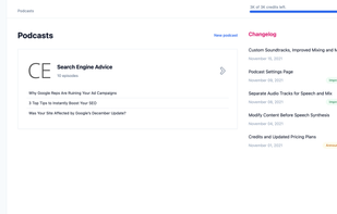 An example of a successfully synced blog.