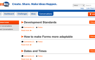 Conversations tab on Spotlight.