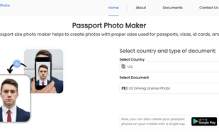 Passport Photo Maker App screenshot 1