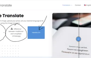 Upload Image and Select the language