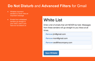 DNDEmail screenshot 1