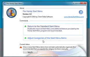 Handy Start Menu screenshot 1