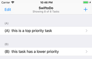 SwiftoDo screenshot 1
