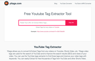 YouTube Tag Generator
