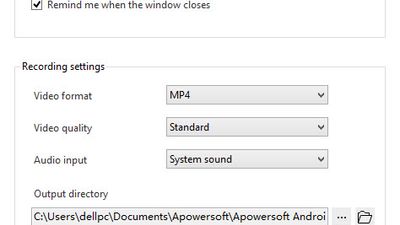 Apowersoft Android Recorder screenshot 1