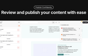 Publish confidently