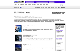 AudioSparx screenshot 1