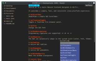 Neovim Qt screenshot 1
