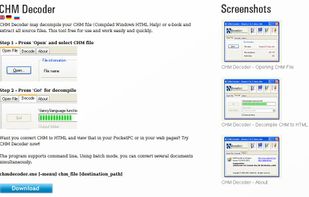 CHM Decoder screenshot 3