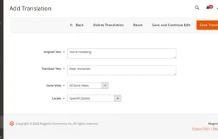Magento 2 Translation Extension screenshot 1