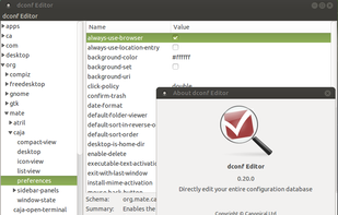 Dconf Editor screenshot 2