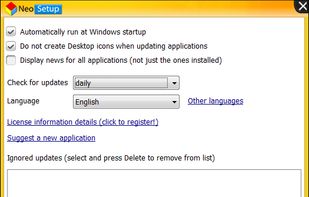 NeoSetup Updater screenshot 3