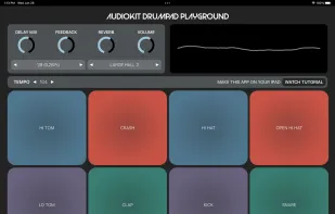 AudioKit Drum Pad Playground screenshot 1