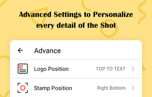 ShotOn Stamp Camera: Auto Add Shot On Photos screenshot 2