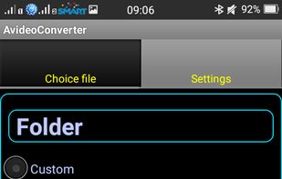 AvideoConverter screenshot 1