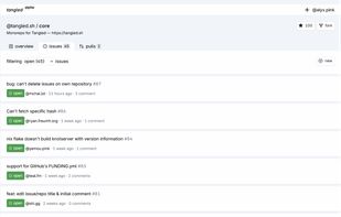 Issues list (light)