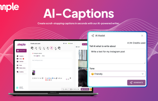 With DotSimple AI Captions, you can generate engaging and on-brand texts for your posts in seconds – tailored to your goals, audience and platform.