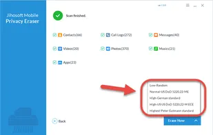 Jihosoft Mobile Privacy Eraser screenshot 1