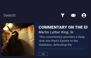 Public Domain Audiobooks List View